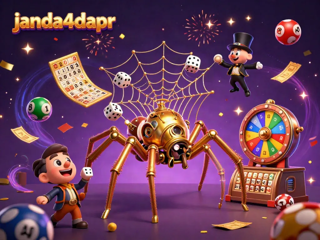 Menangkan hadiah di janda4dapr dengan menarik bola lotere berwarna-warni dan kartu bingo yang mengesankan.