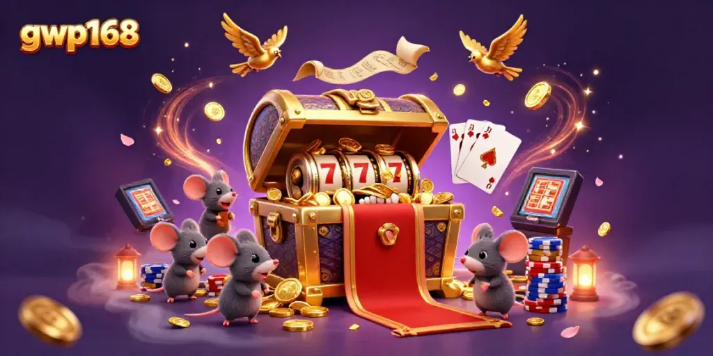 GWP168 menghadirkan peti harta karun dan simbol slot yang memikat pemain dengan kemenangan besar.