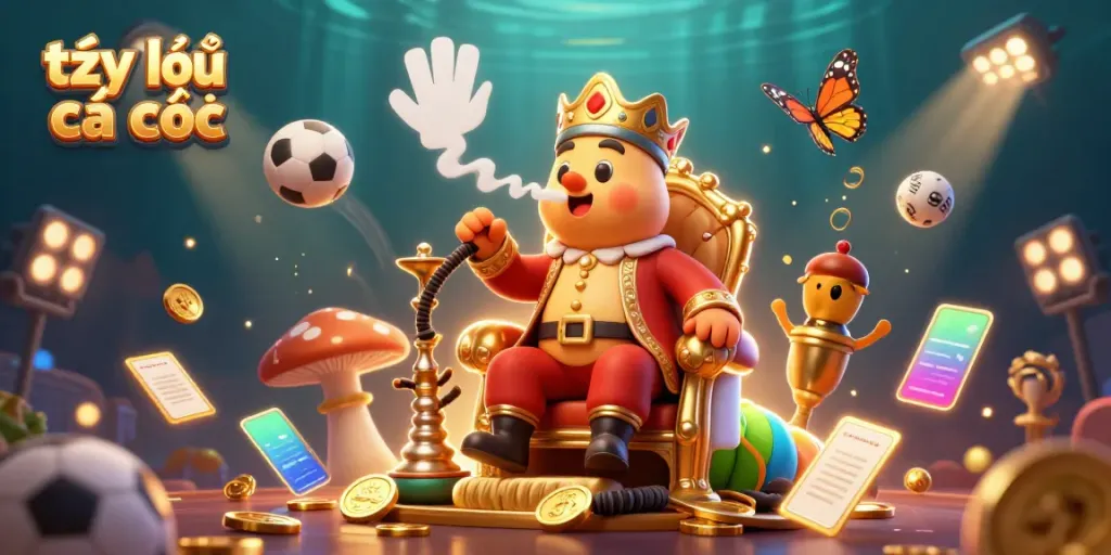 Engage with the betting world while exploring tỷ lệ cá cược through an enchanting, whimsical illustration.