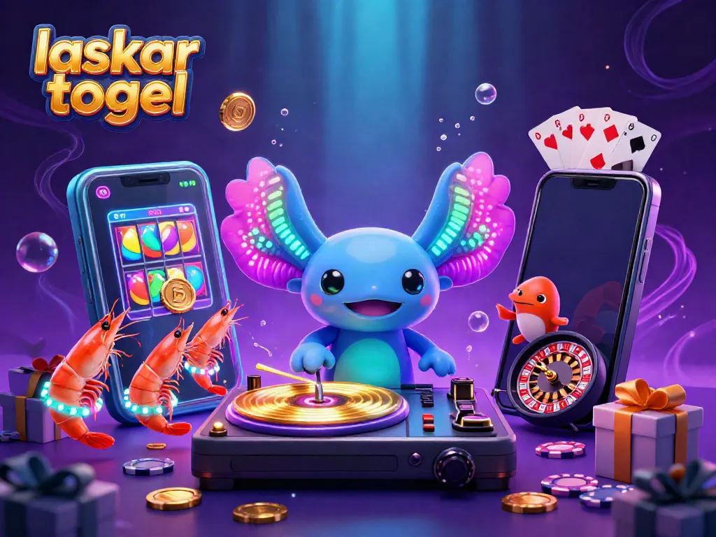 Engage in thrilling laskar togel online action with vibrant casino elements and energetic characters.