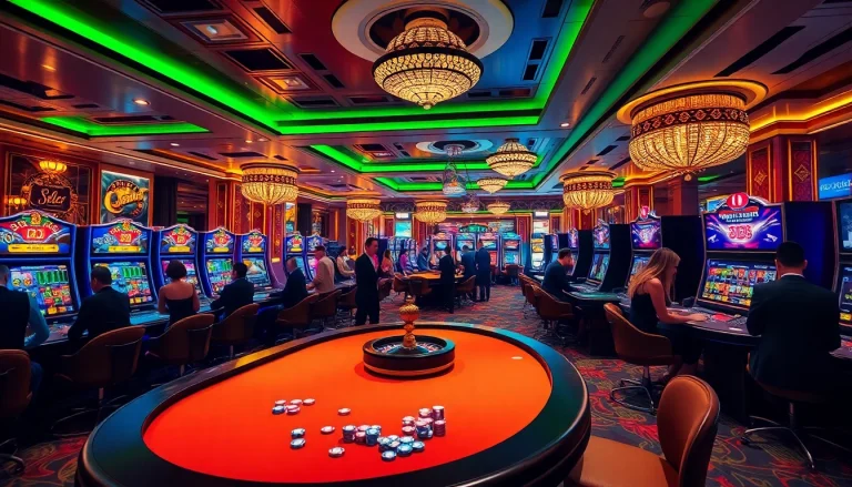 Experience the excitement of casino gaming with rr88itcom's vibrant atmosphere, featuring roulette and poker.