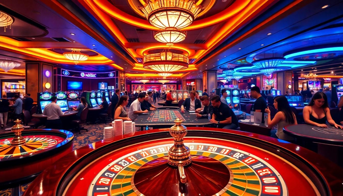 Join the excitement of gambling at https://mm88.nl/ with vibrant casino visuals, roulette wheels, and live dealer interactions.
