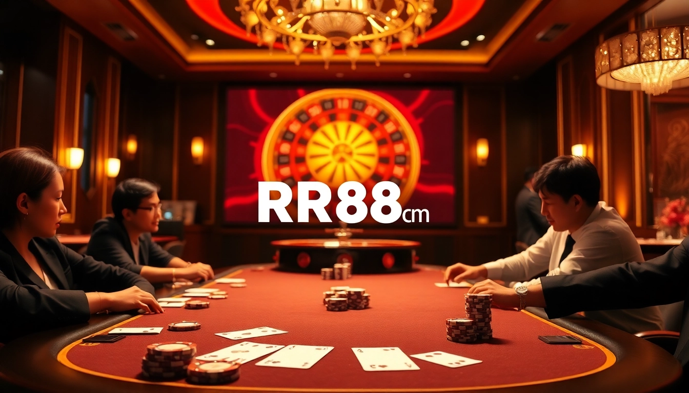 Experience thrilling gameplay at RR88com's luxurious online casino.