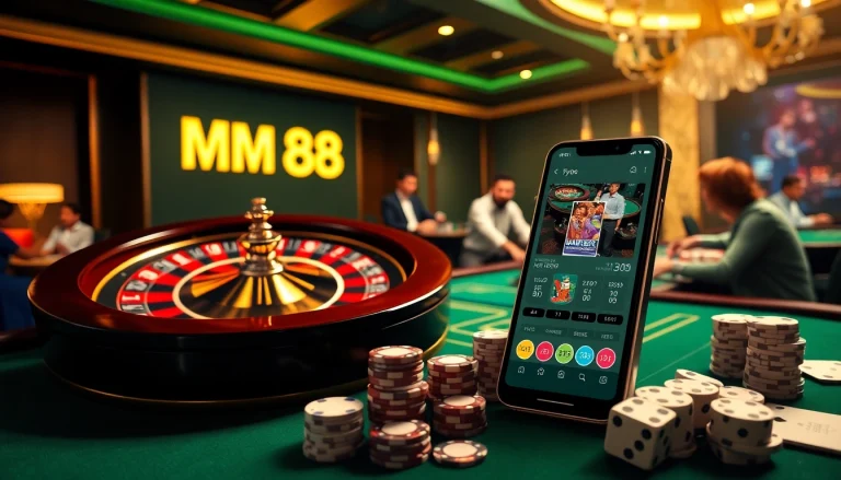 Experience thrilling gameplay at MM 88's online casino with poker, roulette, and more.