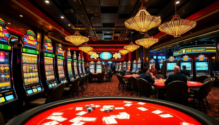 Experience the thrill of 789f nhà cái with vibrant casino games, slot machines, and poker players.