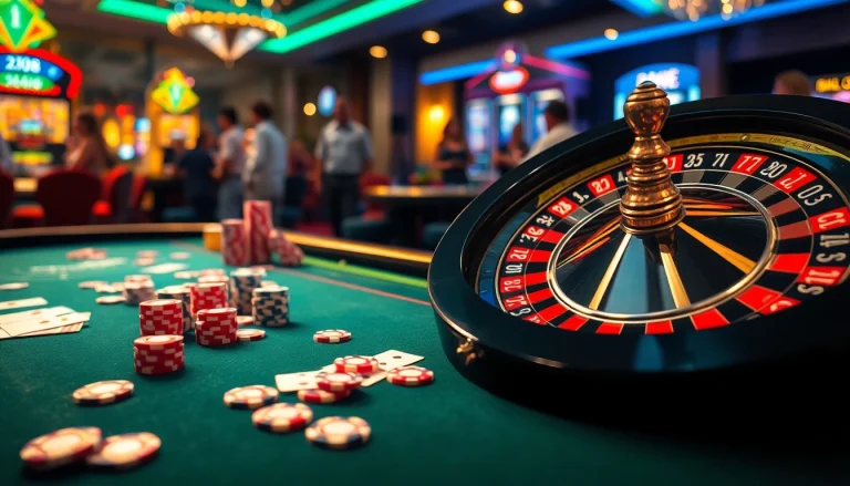 The excitement of live casino gaming with XX88.AI featuring poker chips, playing cards, and roulette.