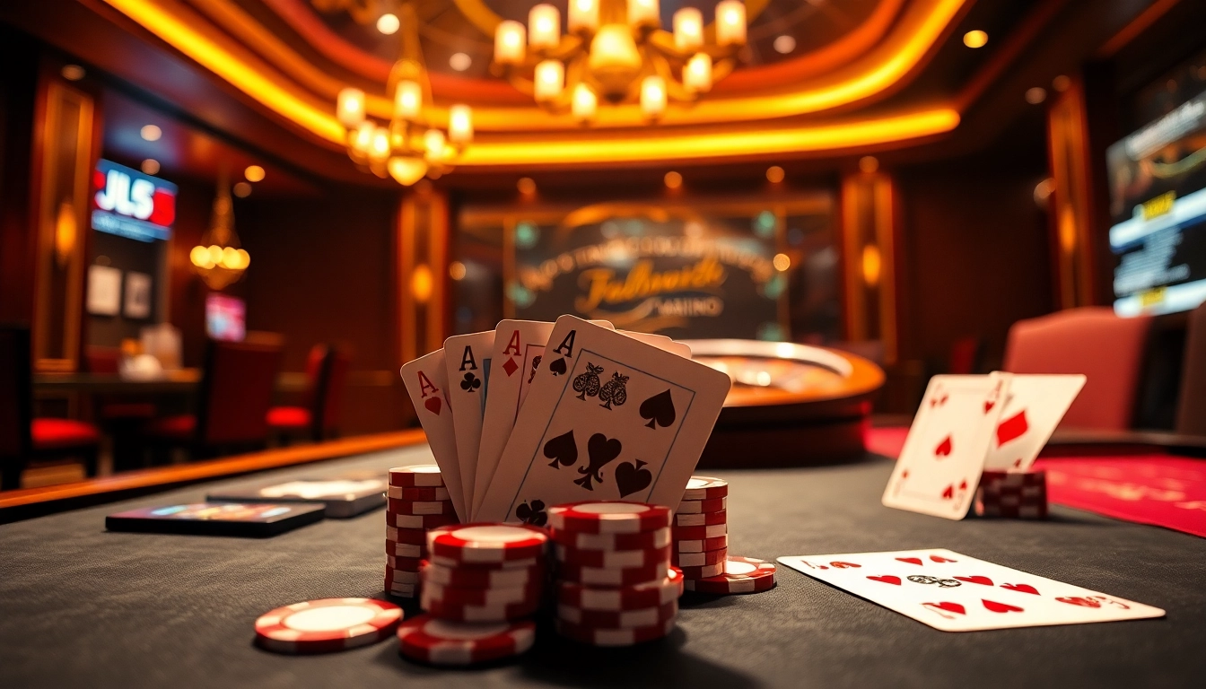 Experience thrilling gameplay at JL55 Casino with high-stakes poker and vibrant roulette games.
