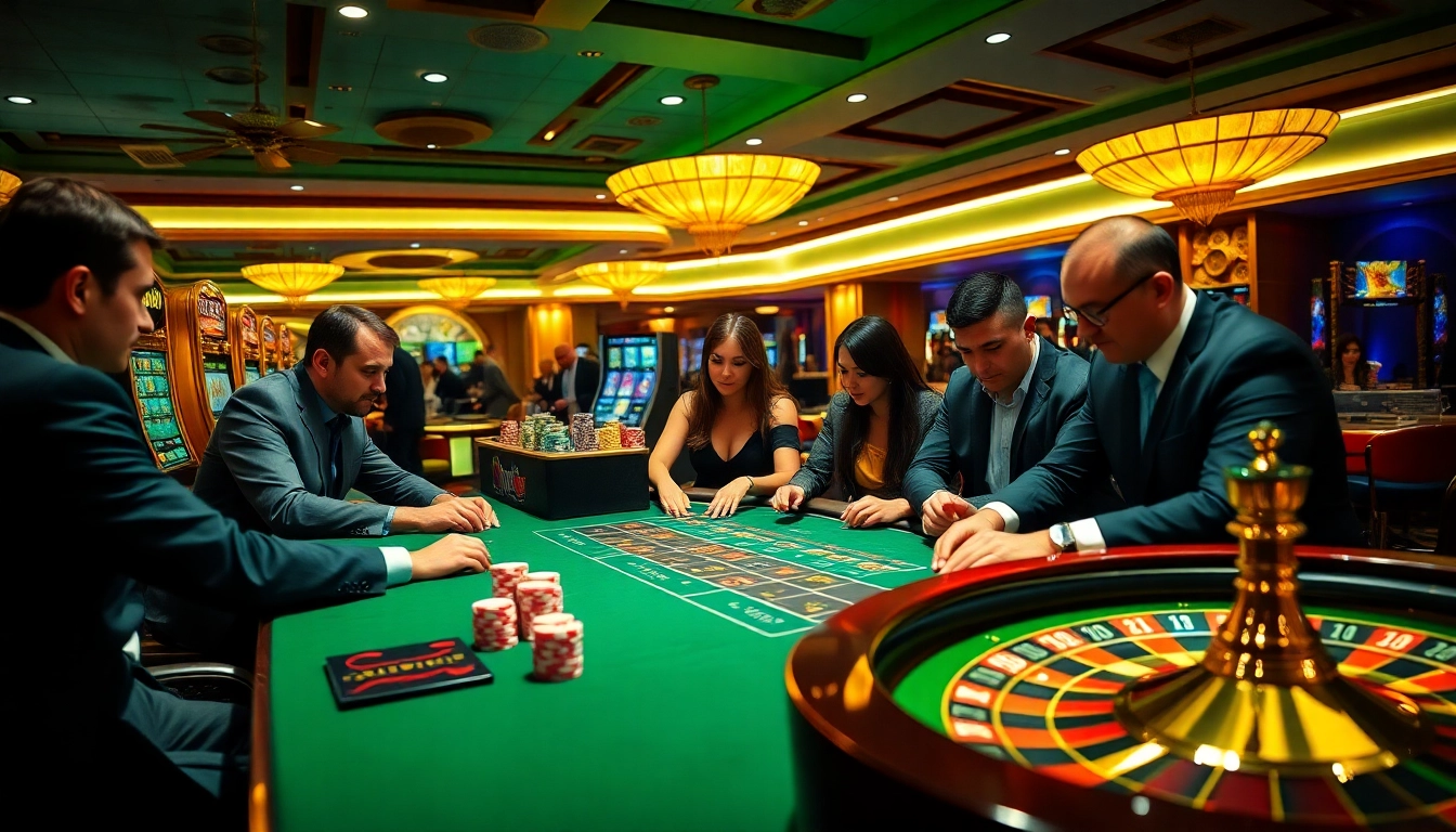 Experience thrilling game play at rikvip with professional dealers and vibrant casino elements.