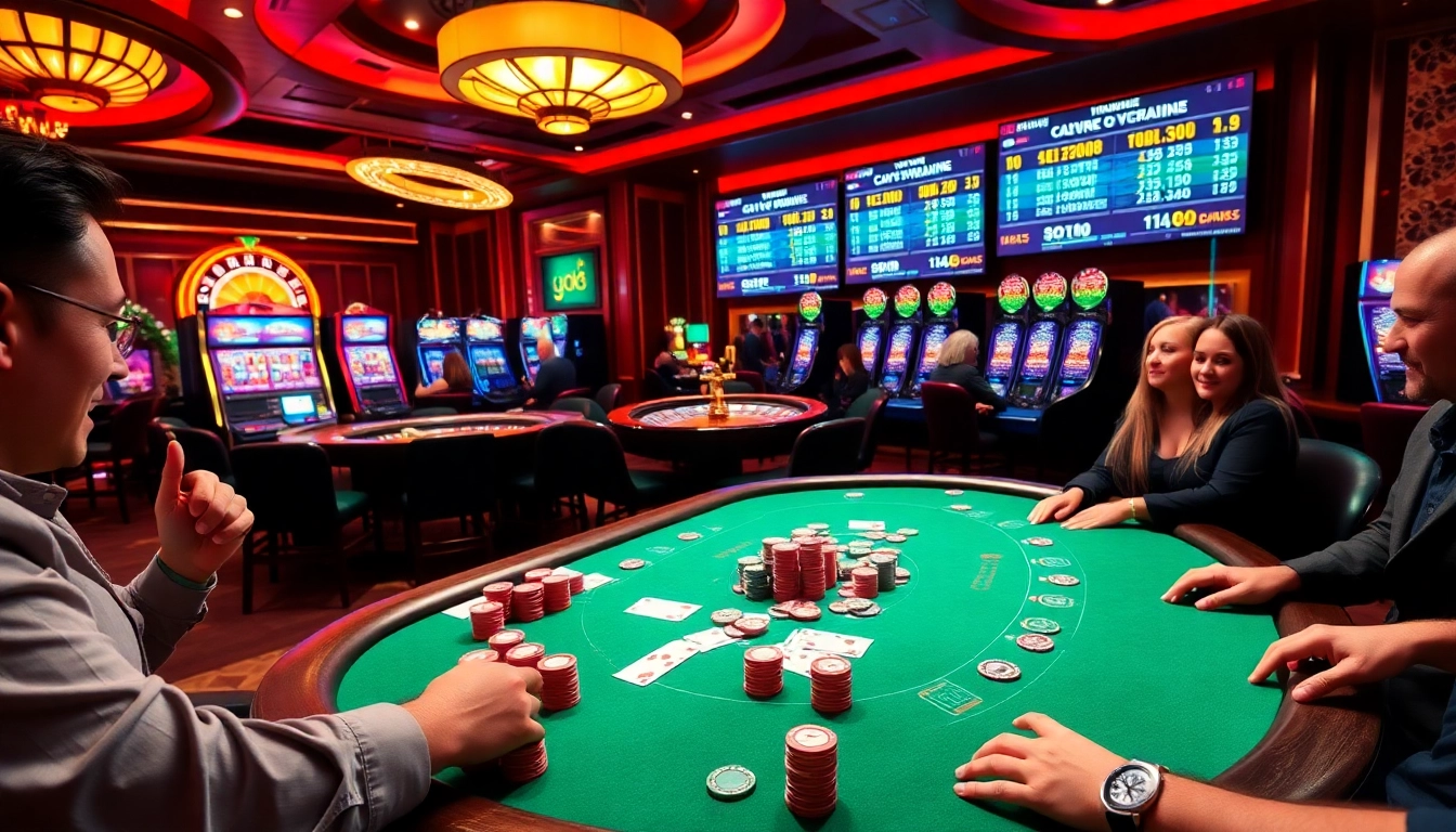 Engage in thrilling poker action at the go8 casino with professional players and vibrant game atmosphere.