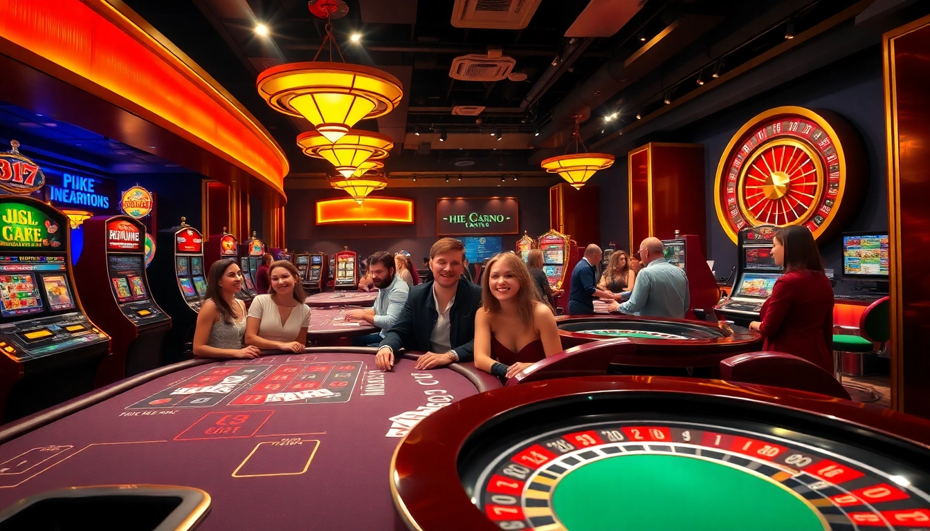 שחקנים מהמרים נלהבים סביב שולחן קזינו יוקרתי, כולל Stake והימורים ברמת-על.