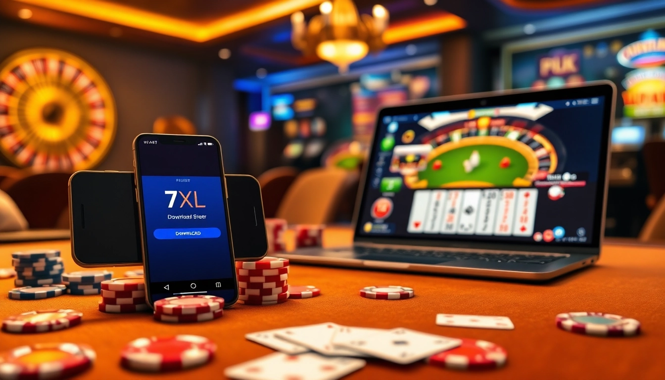 חווה חוויית משחק חלקה עם הורדת 7XL, הכוללת ממשק פוקר תוסס ואלמנטים של קזינו.