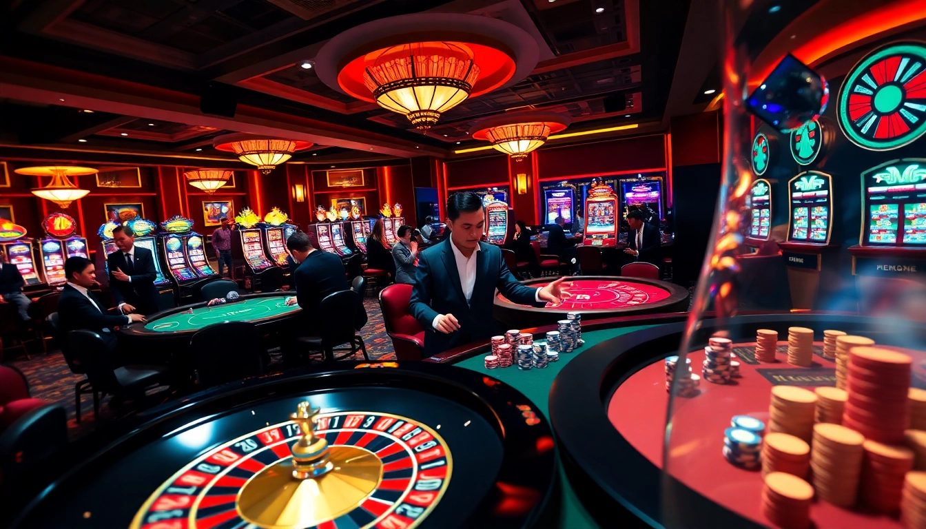 Experience KUWIN’s thrilling casino atmosphere with professional players and vibrant games.