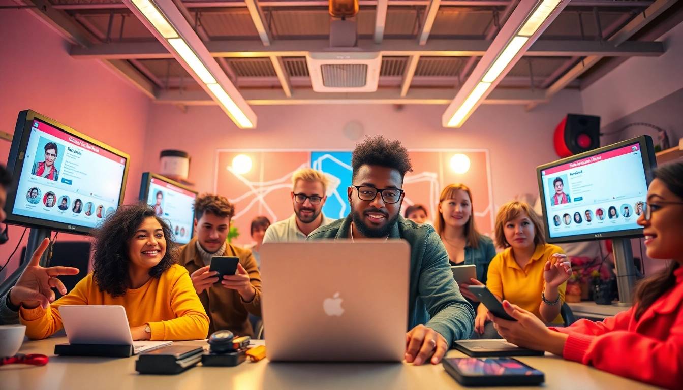 OnlyFans Search empowering users to discover diverse content creators in a vibrant digital workspace.