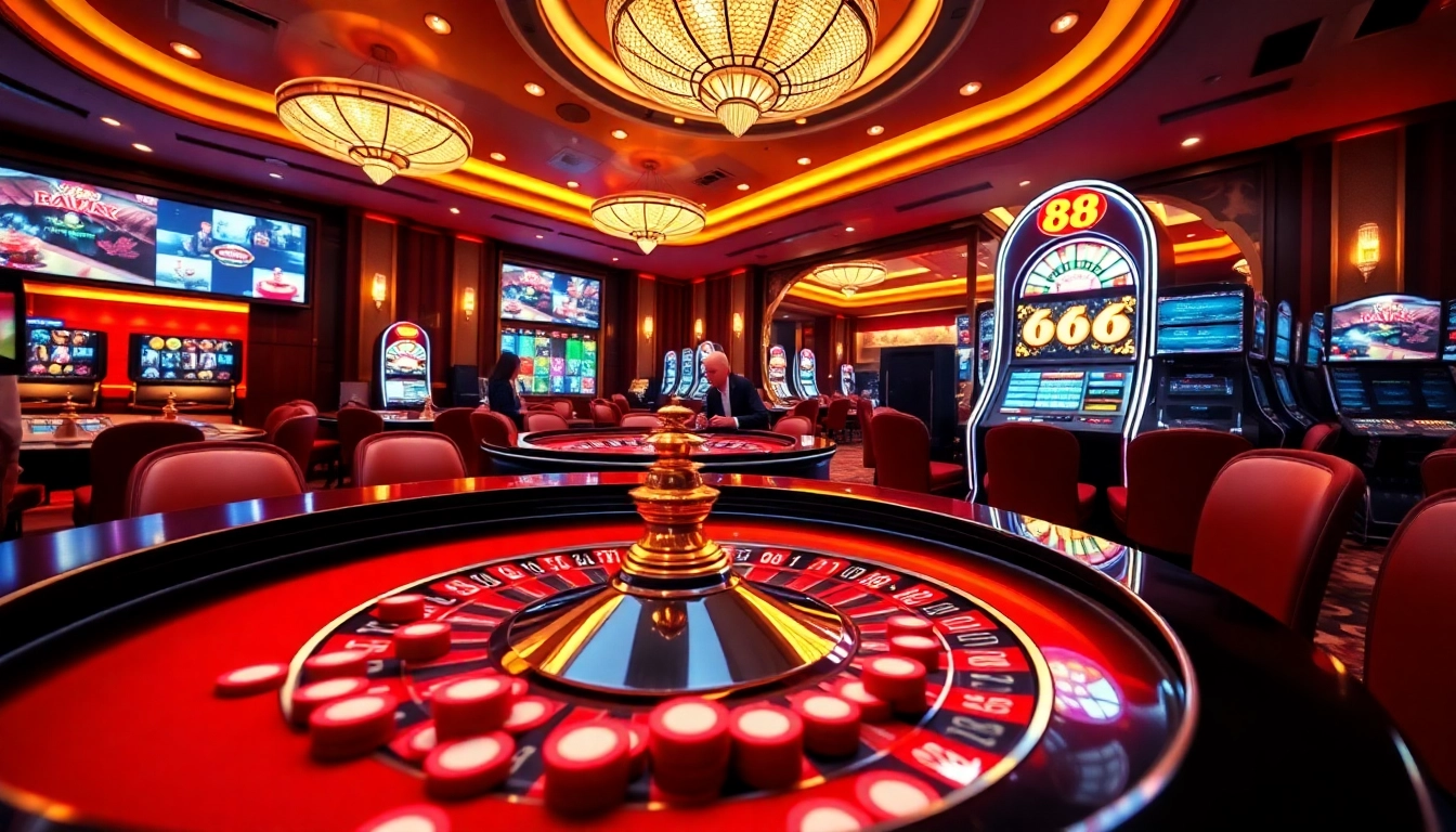 Experience excitement at raja 88 with vibrant casino games and dynamic players placing bets.