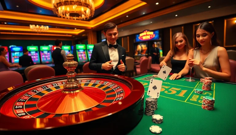 Experience the thrill of winning with 555 win as players engage in exciting casino games.