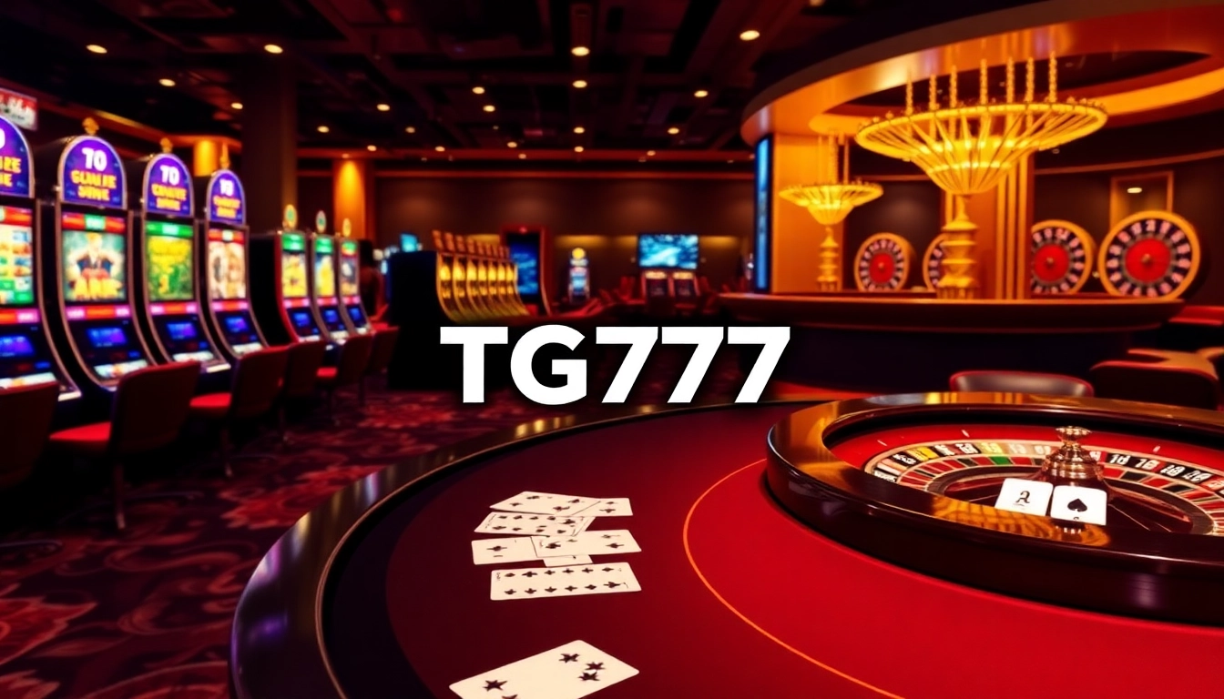 Experience online gambling excitement at https://tg777.one/ with vibrant casino games and thrilling action.