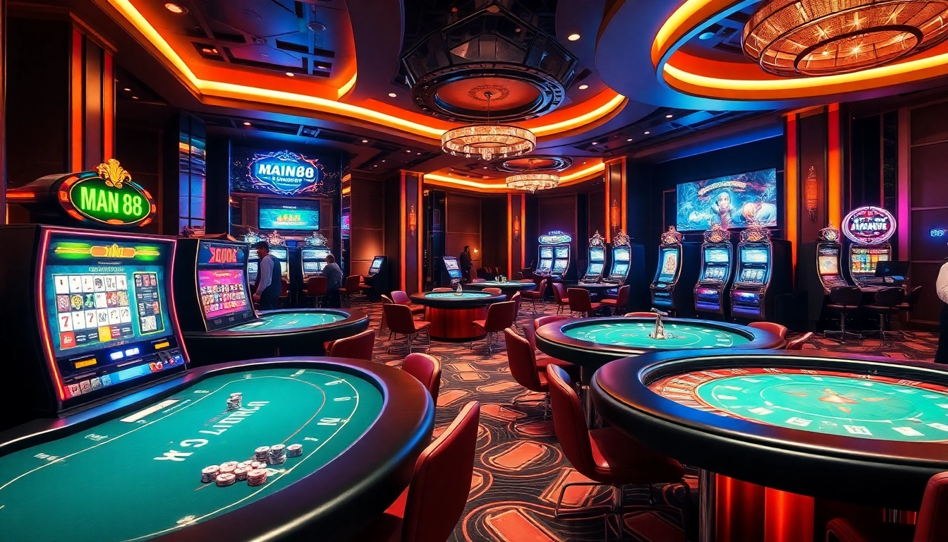 Man88 gamesters placing bets at an upscale casino table, capturing high-stakes excitement.