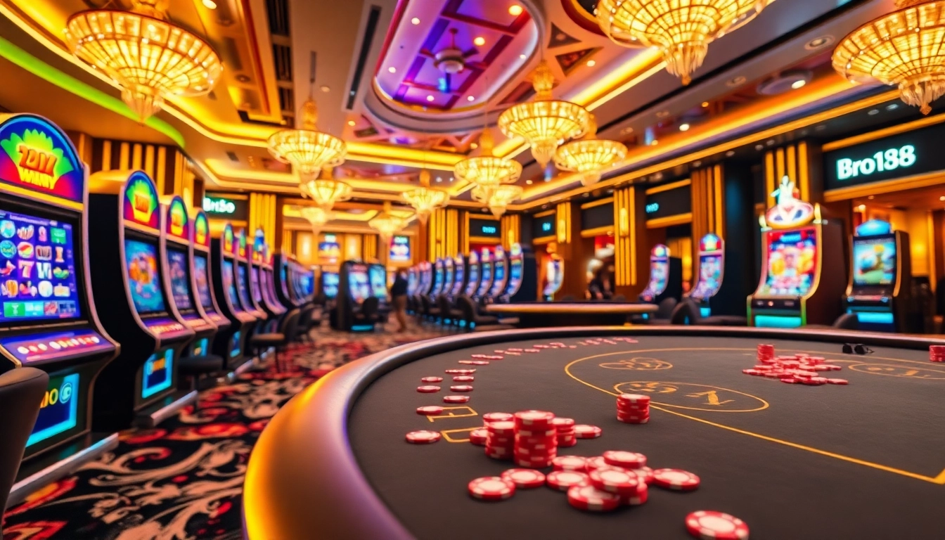 Experience excitement at Bro138 online casino with engaging slot games and vibrant atmosphere.