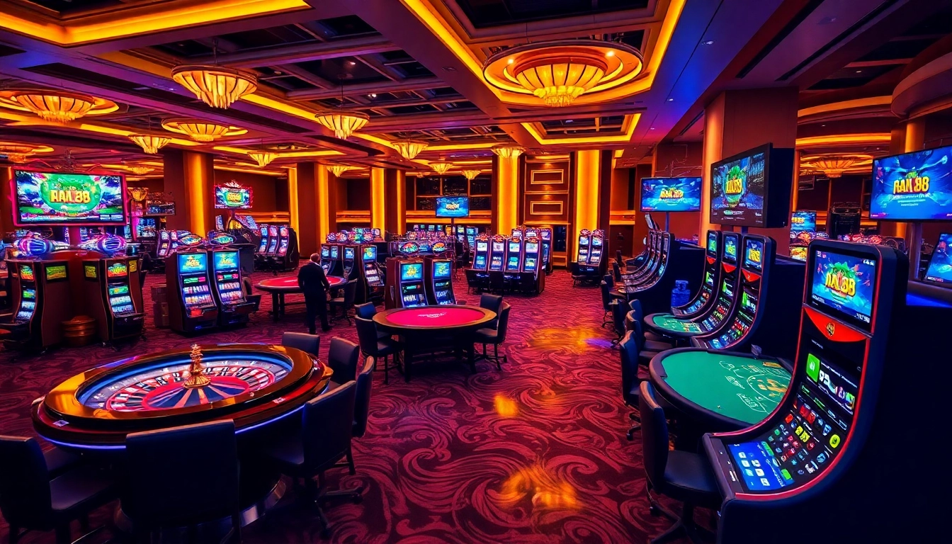 Players winning at casino games while exploring raja 88's exciting offerings.