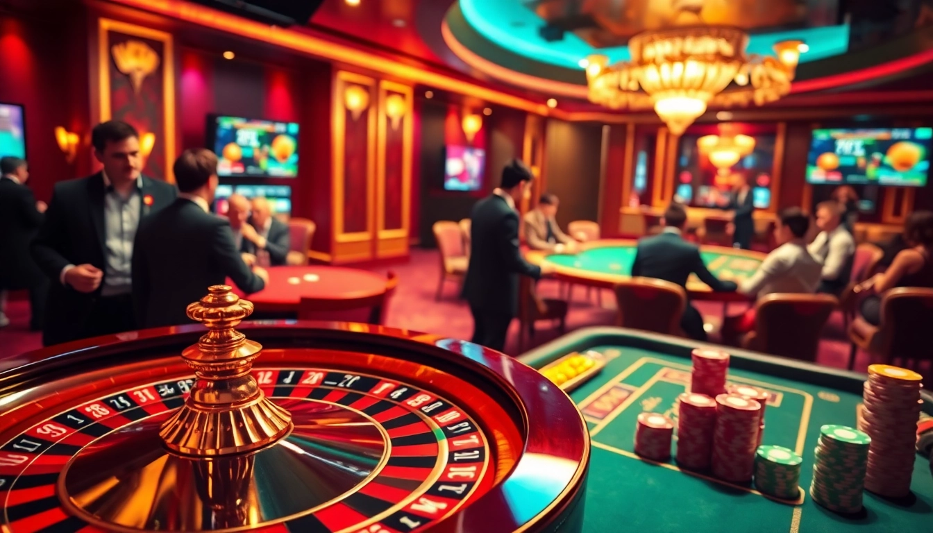 Engage with high-stakes excitement at https://mk8.ac/ featuring diverse gambling games in a luxurious casino setting.