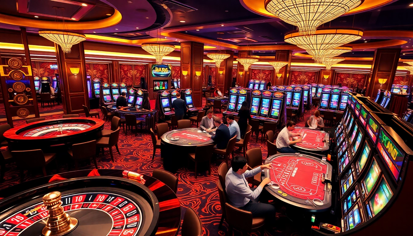 Experience the thrill of BK8 with exciting casino activities at vibrant gaming tables.