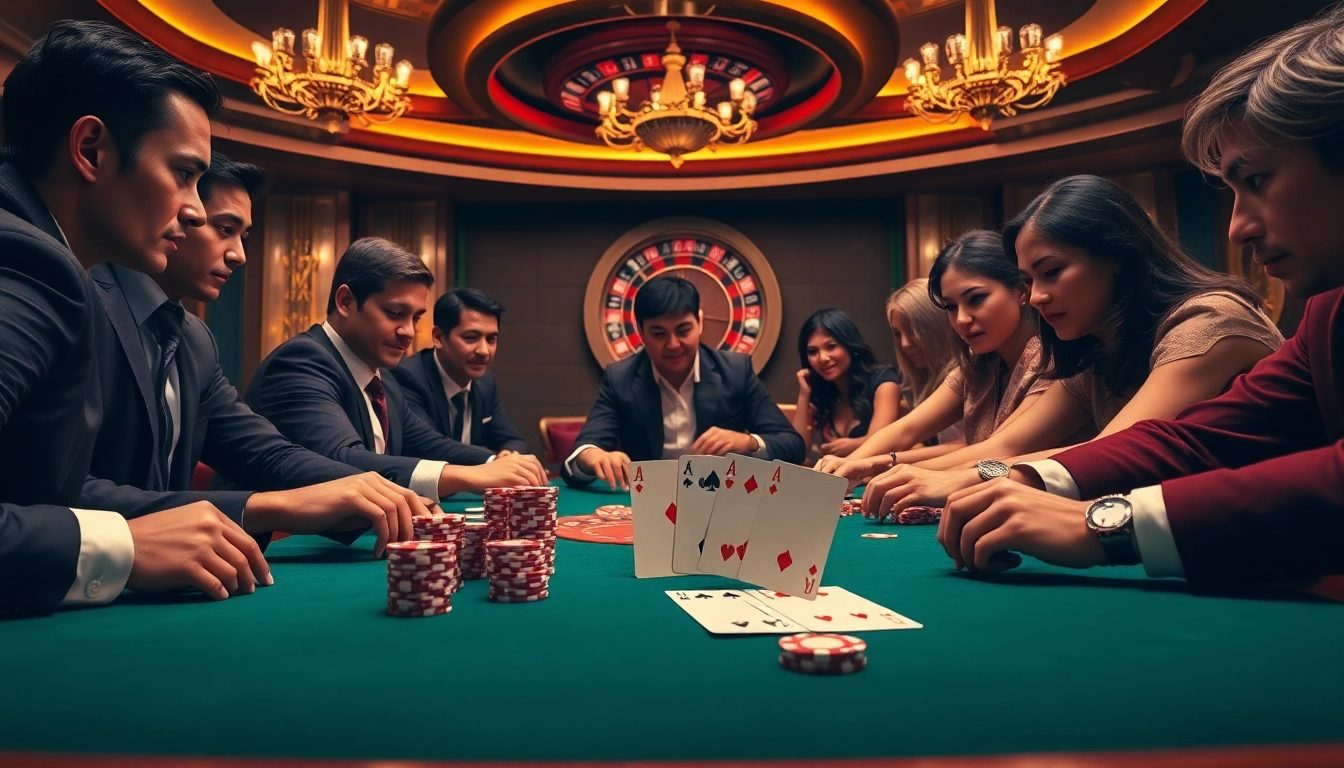 Experience the high-stakes poker excitement at https://gamenohu99.com/ with vibrant action at the table.