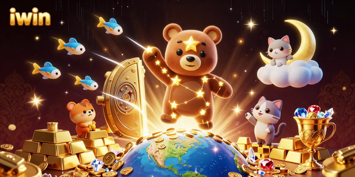 Win big at iwin with our immersive gaming experience featuring vibrant treasures and characters