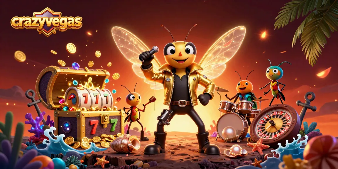 Experience the thrilling world of crazyvegas with vibrant casino characters and rich slot elements.